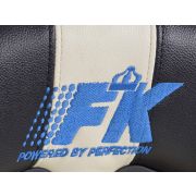 Слика  на Спортски седишта комплет 2 бр. Indianapolis еко кожа бели/црни FK Automotive FKRSE010183