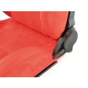 Слика  на Спортски седишта комплет 2 бр. Leipzig еко кожа црвени FK Automotive FKRSE17045