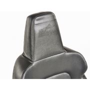 Слика  на Спортски седишта комплет 2 бр. München еко кожа црни/сиви FK Automotive FKRSE18045