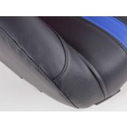 Слика  на Спортски седишта комплет 2 бр. Portland еко кожа црни/црвени /плави FK Automotive FKRSE011057