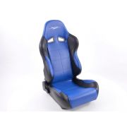 Слика  на Спортски седишта комплет 2 бр. SCE-Sportive 1 еко кожа плави/црни FK Automotive SCERSE105/106