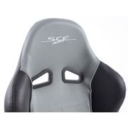 Слика  на Спортски седишта комплет 2 бр. SCE-Sportive 1 еко кожа сиви/црни FK Automotive SCERSE101/102
