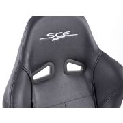 Слика  на Спортски седишта комплет 2 бр. SCE-Sportive 1 еко кожа црни FK Automotive SCERSE103/104