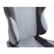 Слика  на Спортски седишта комплет 2 бр. SCE-Sportive 2 еко кожа сиви/црни FK Automotive SCERSE111-112