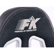 Слика  на Спортски седишта комплет 2 бр. Seattle еко кожа црни FK Automotive FKRSE12053