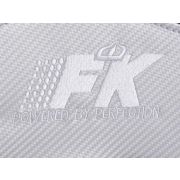 Слика  на Спортски седишта комплет 2 бр. Spacelook Carbon еко кожа сребрени/плави/црни FK Automotive FKRSE821/822