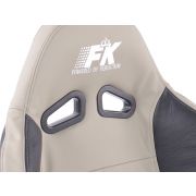 Слика  на Спортски седишта комплет 2 бр. Speed црни/сиви FK Automotive FKRSE101L/101R