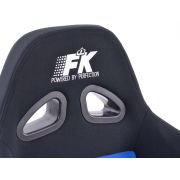 Слика  на Спортски седишта комплет 2 бр. Sport црни/плави FK Automotive FKRSE017L/017R