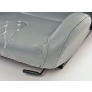 Слика  на Спортски седишта комплет 2 бр. Stuttgart еко кожа сиви/сребрени FK Automotive FKRSE17035