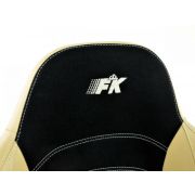 Слика  на Спортски седишта комплет 2 бр. Vancouver црни/бежови FK Automotive FKRSE011065