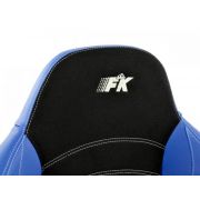 Слика  на Спортски седишта комплет 2 бр. Vancouver црни/плави FK Automotive FKRSE011067