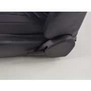 Слика  на Спортски седишта комплет 2 бр. еко кожа црни со подгрев и масажер FK Automotive FKRSE14049-M
