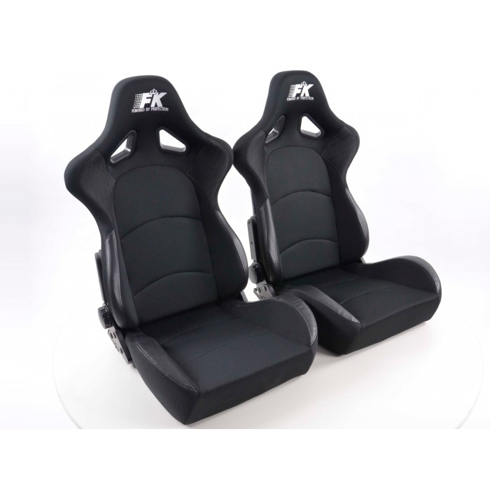 Слика на Спортски седишта комплет 2 бр. Control со подгрев и масажер FK Automotive FKRSE401-1/401-2-M