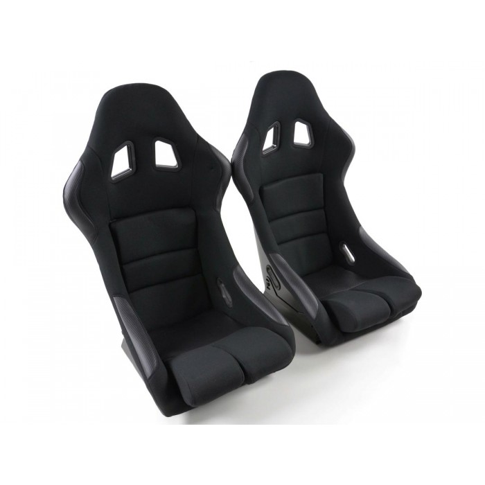 Слика на Спортски седишта комплет 2 бр. Edition 2 црни FK Automotive DP019 за  BMW 3 Cabrio E46 320 Ci - 163 kоњи бензин