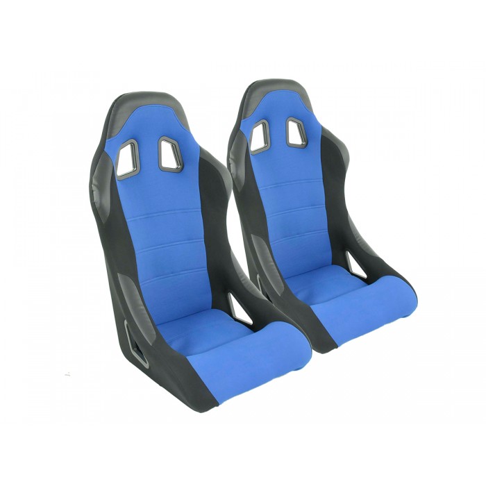 Слика на Спортски седишта комплет 2 бр. Edition 4 плави FK Automotive DP039 за  BMW 3 Sedan E46 330 xd - 184 kоњи дизел