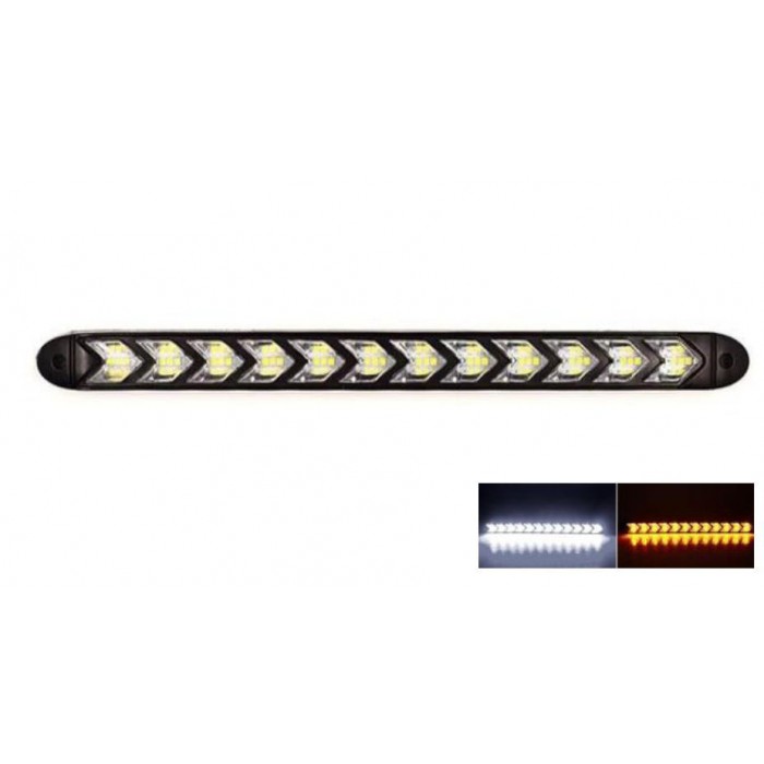 Слика на Универзални дневни светла со функција на трепкач inchArrowinch - 25см / 9 стрелки AP 8260044 за  Suzuki Samurai (SJ) 1.3 на всичките колела (SJ 413) - 70 kоњи бензин