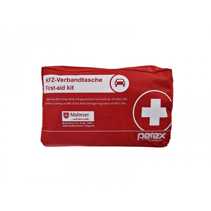 Слика на Червена аптечка със съдържание според DIN 13164 Petex 43930012